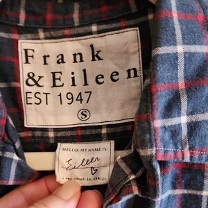 Frank & Eileen Red and Blue Checkered Shirt